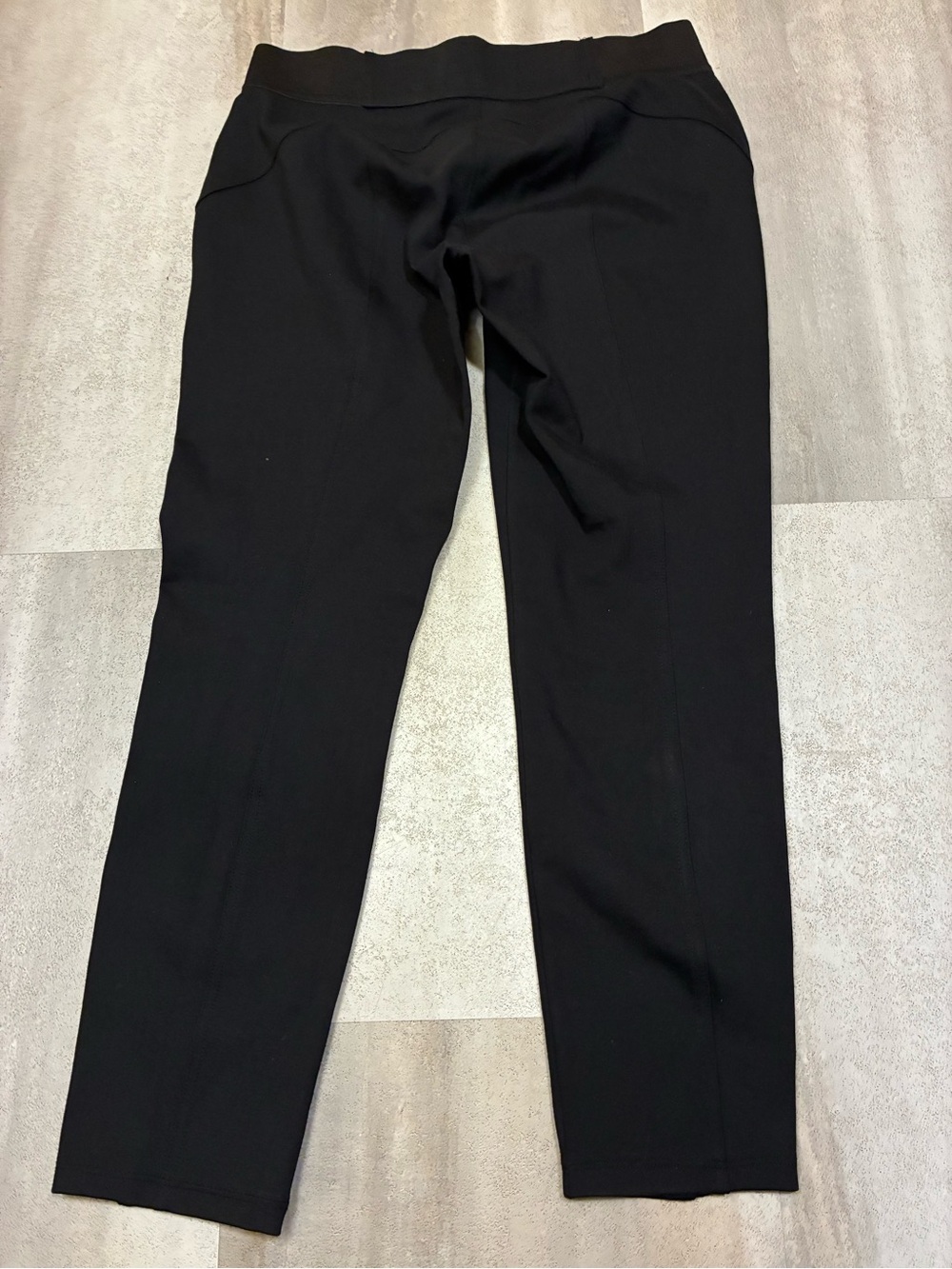 Simply Vera Vera Wang Black Skinny Ponte Pants - Sleek Fit - Picture 2 of 9